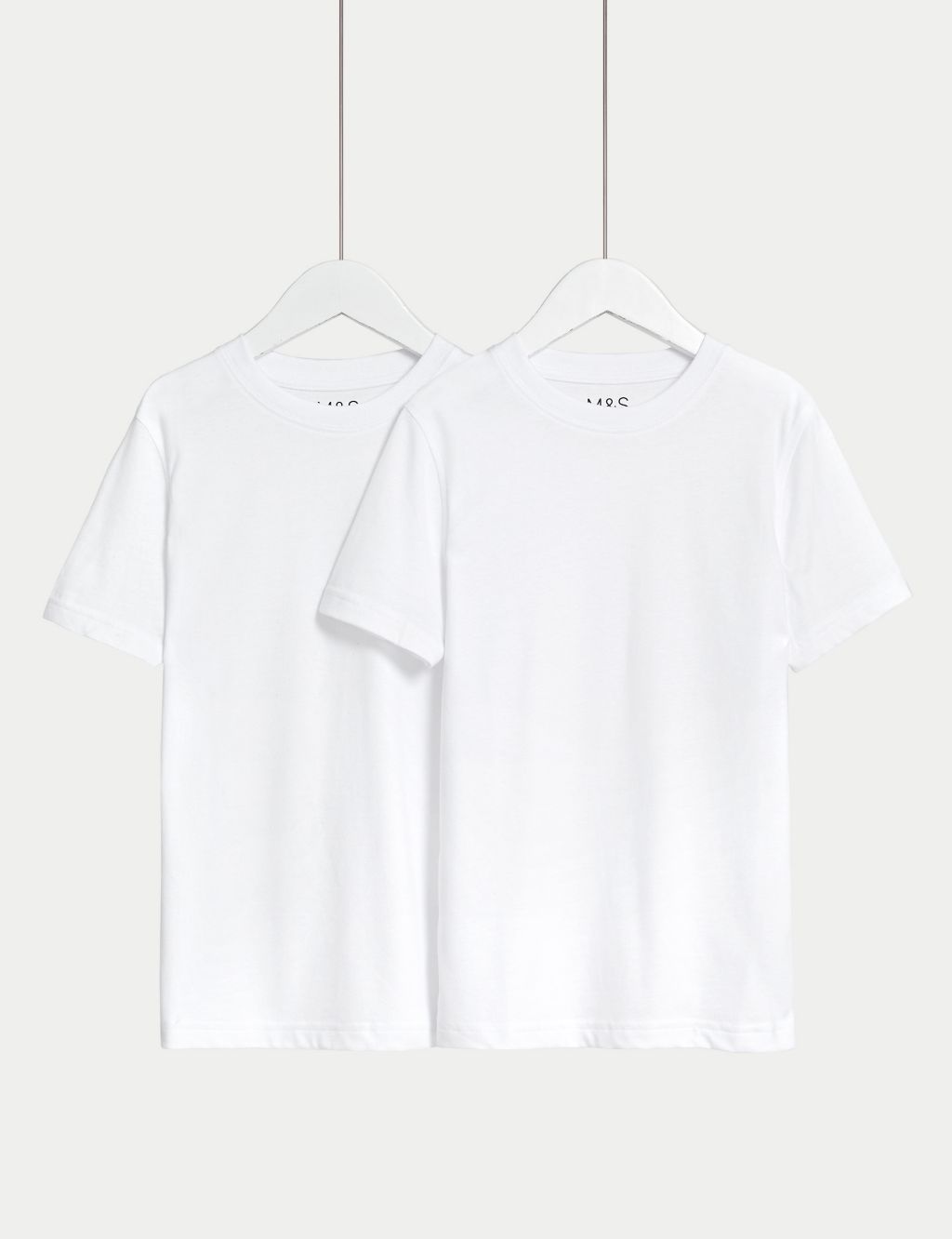2pk Unisex Pure Cotton School T-Shirts (2-16 Yrs) 1 of 1