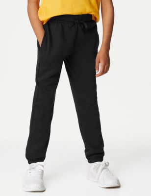 kids black joggers