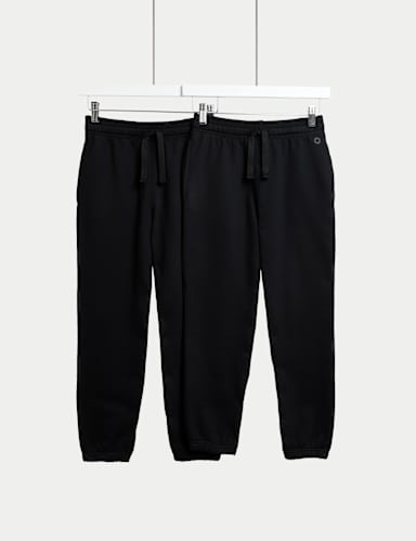 2pk Unisex Regular Fit School Joggers (2-16 Yrs) 1 of 6