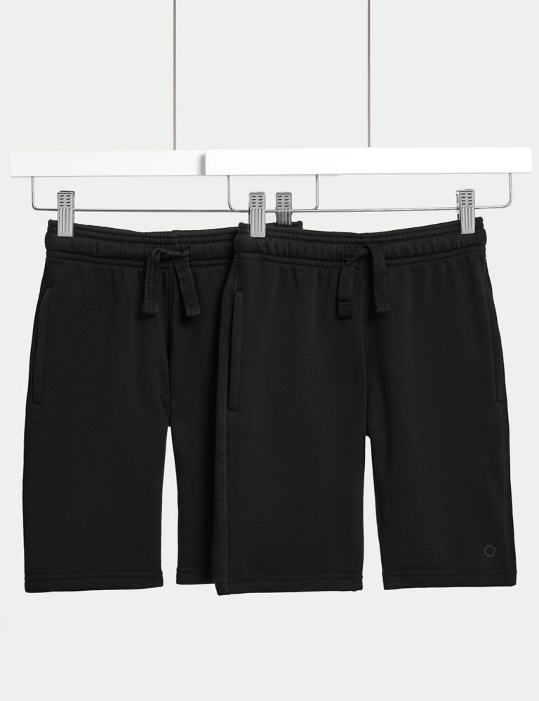 2pk Unisex School Sweat Shorts (2-16 Yrs) 2 of 6