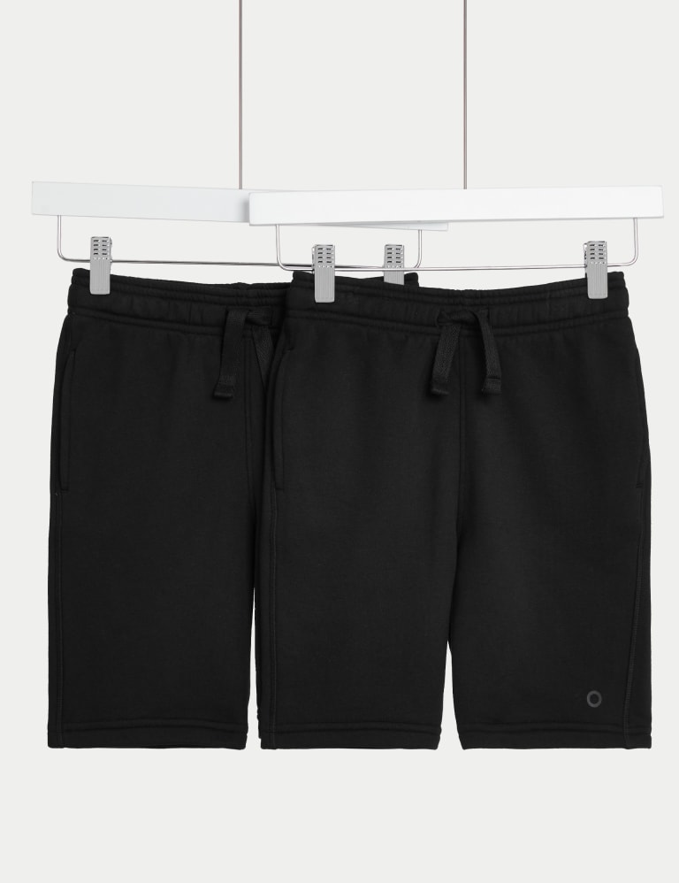 2pk Unisex School Sweat Shorts (2-16 Yrs) 2 of 6