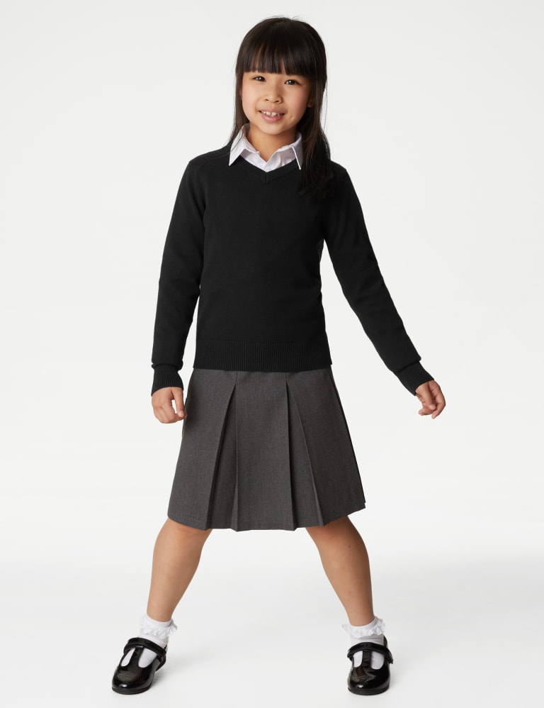 M&s black school jumper hotsell