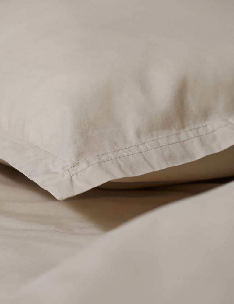2pk Washed Cotton Oxford Pillowcases 1 of 5