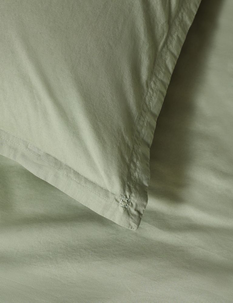 2pk Washed Cotton Oxford Pillowcases 3 of 3