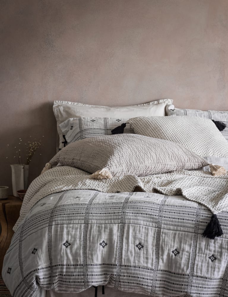 2pk Washed Cotton Pillowcases 5 of 5