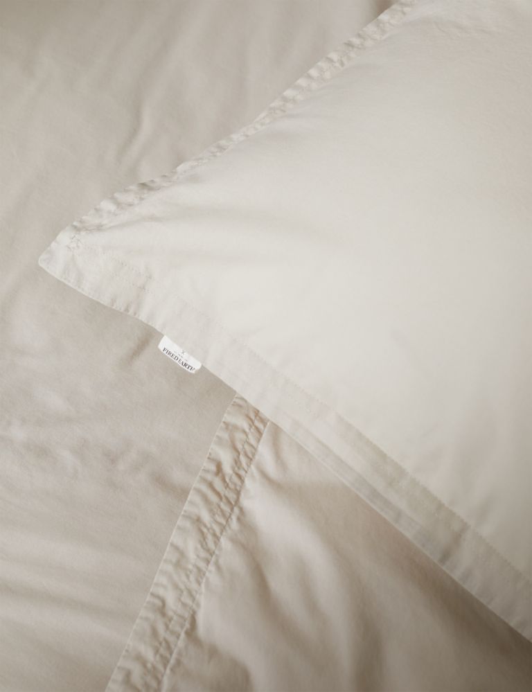 2pk Washed Cotton Square Pillowcases 1 of 3