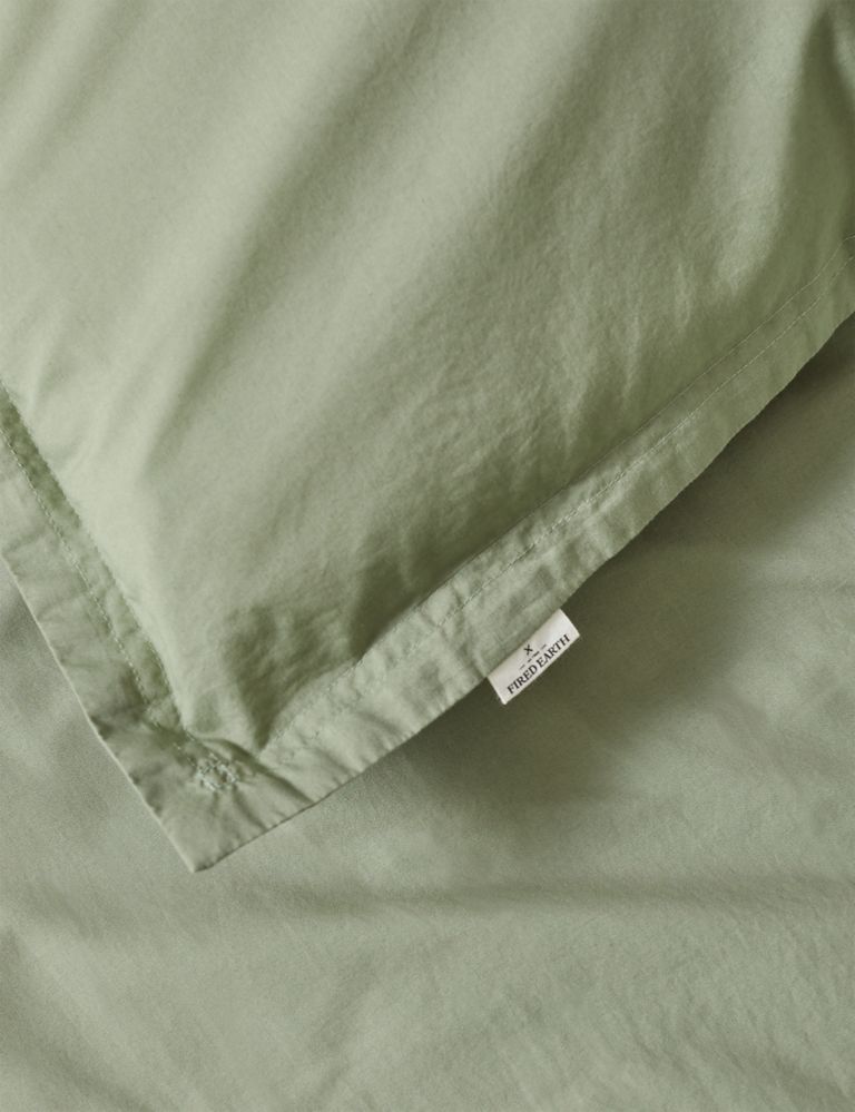 2pk Washed Cotton Square Pillowcases 2 of 3
