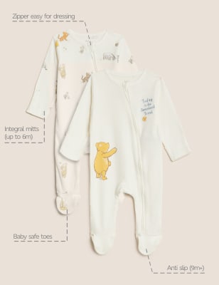 Winnie the hot sale pooh baby sleepsuit