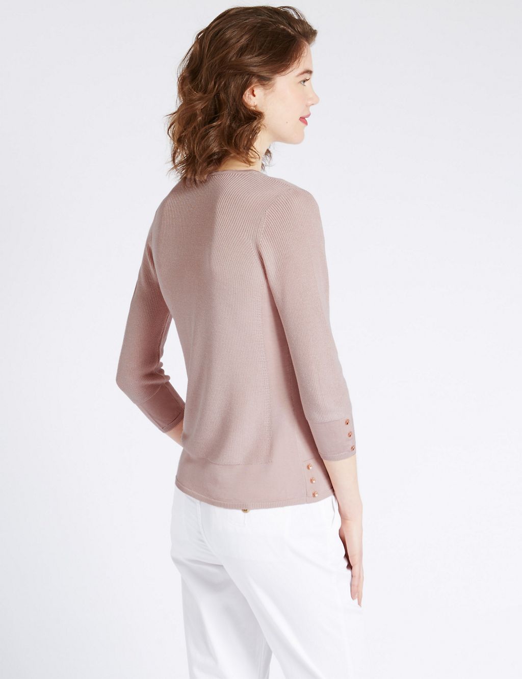 3/4 Sleeve Ribbed Jumper 2 of 4