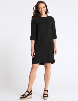 M&s black hot sale shift dress