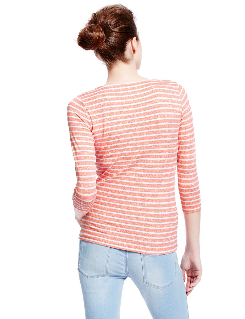 3/4 Sleeve Striped Top 4 of 4