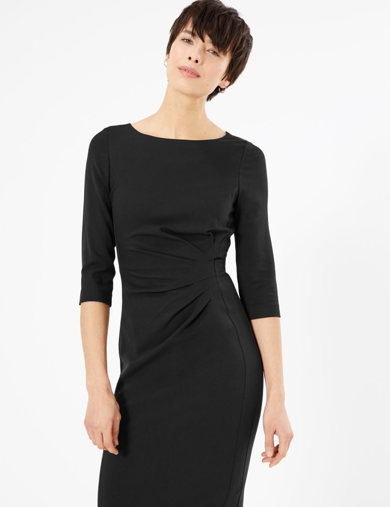 3/4 Sleeve Tailored Dress 3 of 5