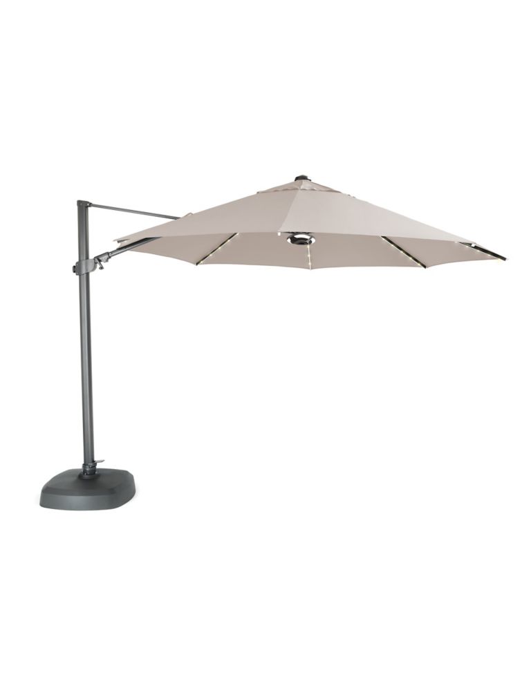 3.5m Free Arm Parasol with LED Light 2 of 3