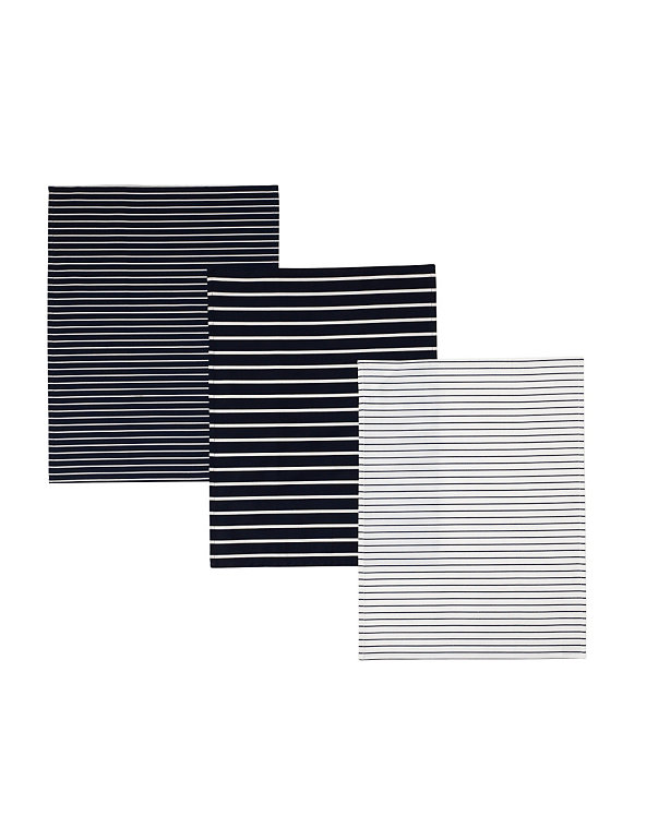3 Classic Striped Tea Towels Image 1 of 1