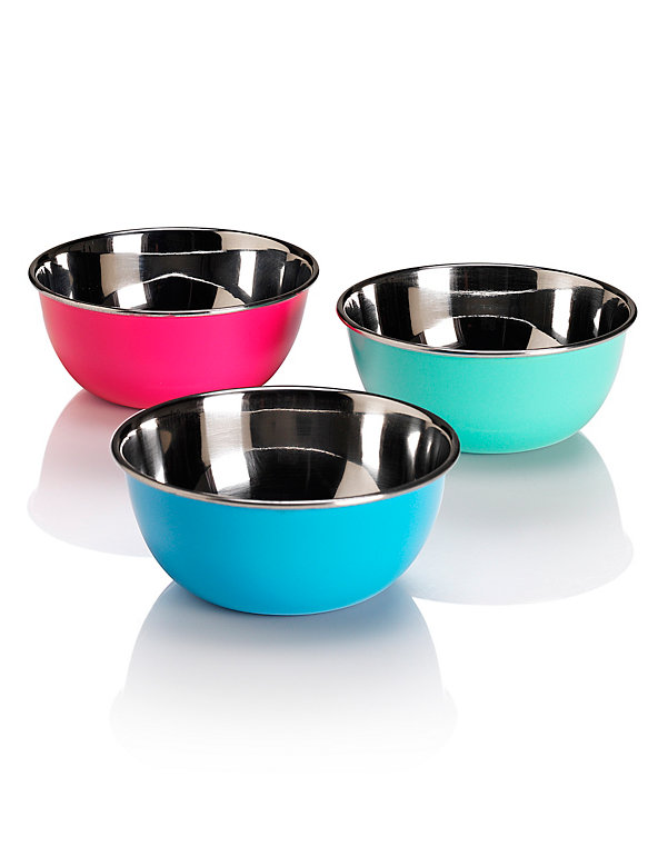 3 Colour Mixing Bowls Image 1 of 1