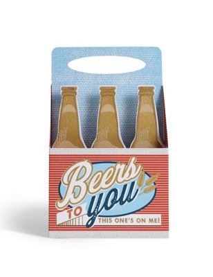 3-D Pop up Beer Crate Birthday Card Image 2 of 4
