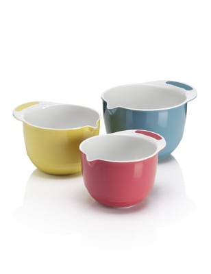 3 Mixing Bowls with Pouring Lips M&S