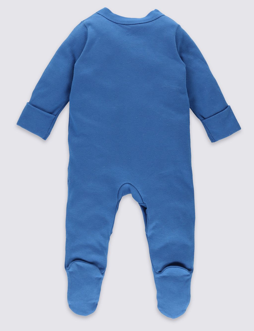 3 Pack Assorted Pure Cotton Sleepsuits 7 of 9