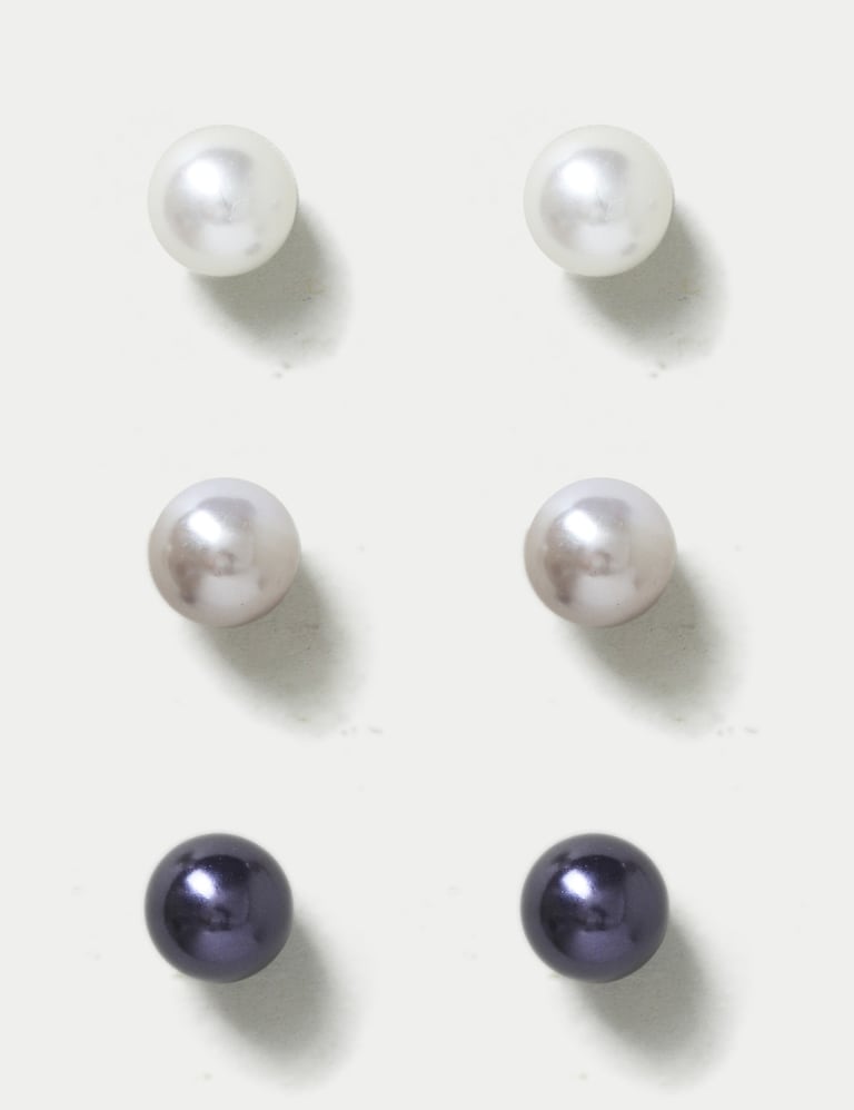 M and outlet s pearl earrings