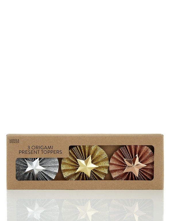 3 Pack Concertina Stars Image 1 of 2