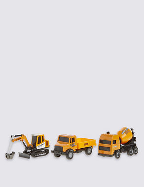 3 Pack Construction Vehicles Image 2 of 3