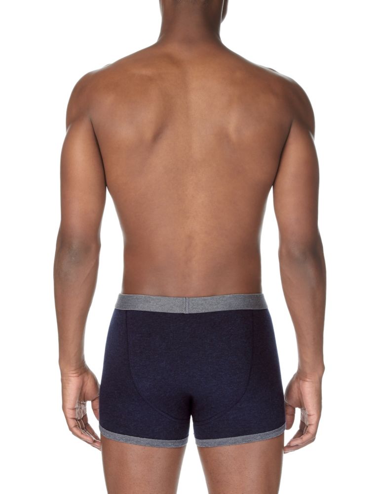 3 Pack Cool & Fresh™ 4-Way Stretch Cotton Assorted Trunks with StayNEW™ 3 of 3
