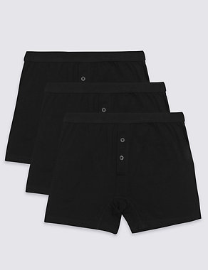 3 Pack Cool & Fresh™ Cotton Rich Trunks Image 2 of 3