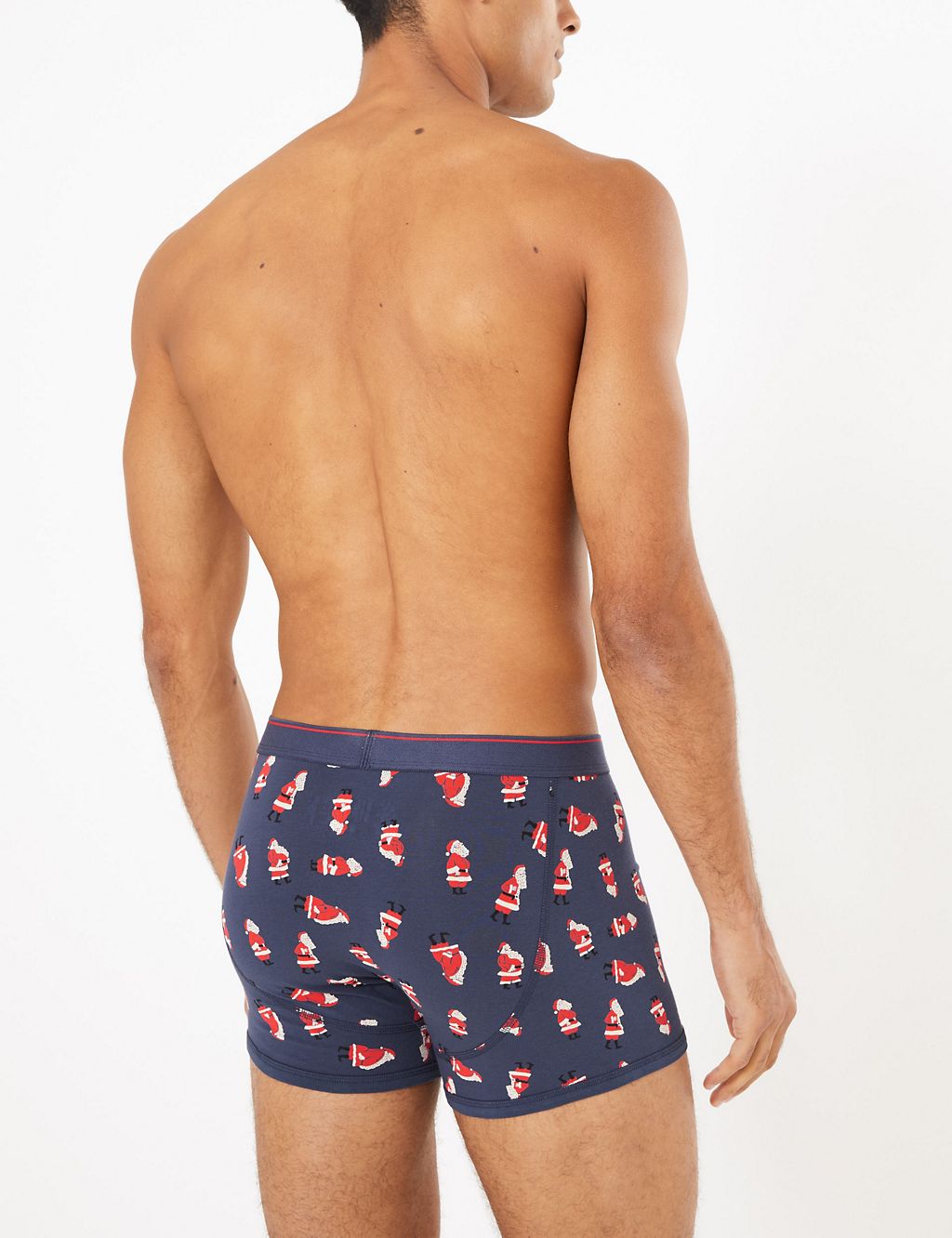 3 Pack Cotton Blend Christmas Trunks 2 of 3