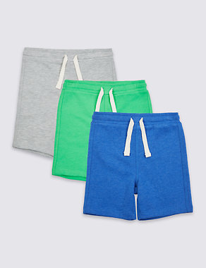 3 Pack Cotton Rich Shorts (3 Months - 5 Years) Image 2 of 6