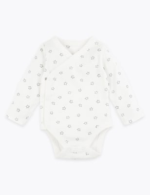 Wrapover hot sale baby vests