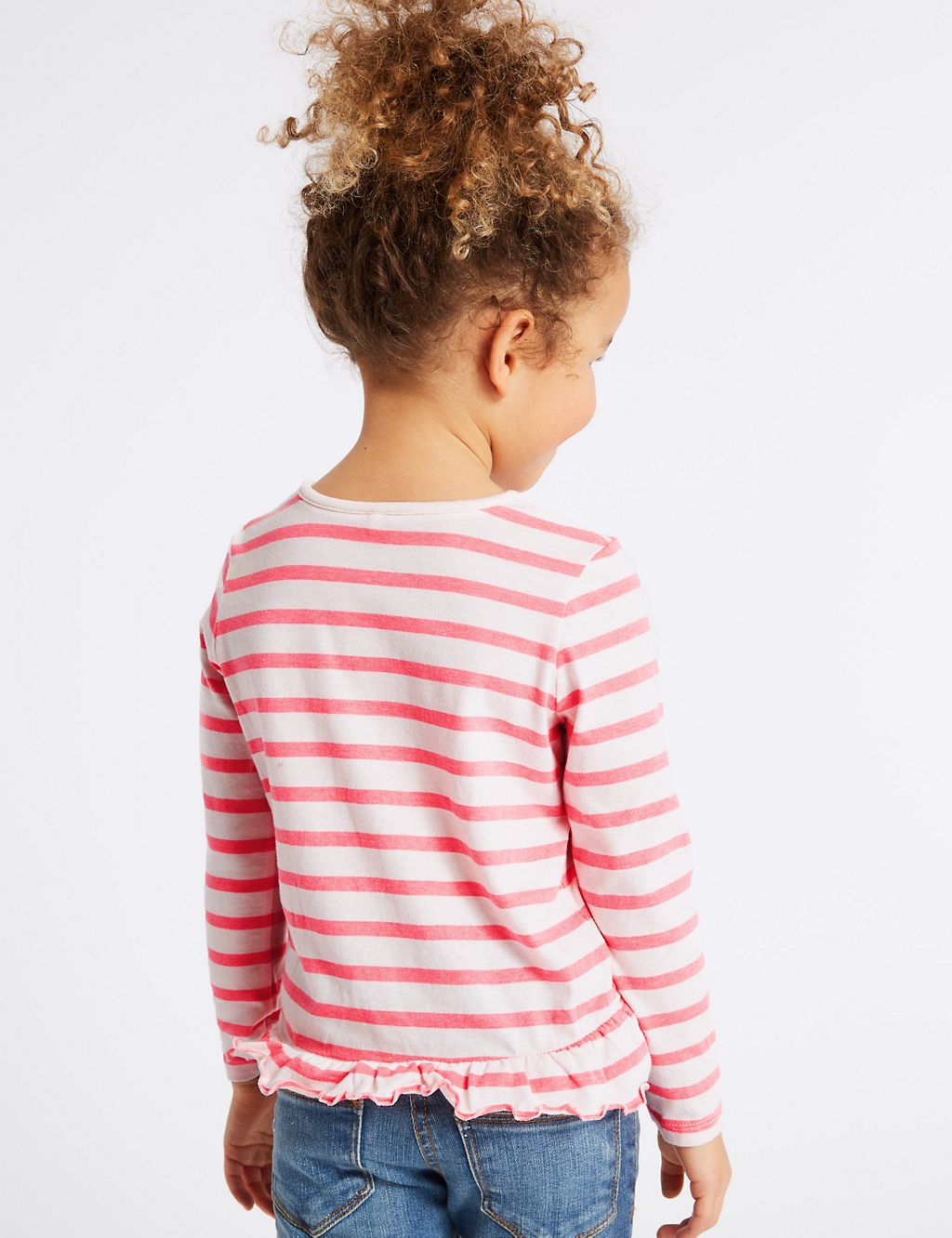 3 Pack Frill Hem Tops (3 Months - 7 Years) 4 of 8
