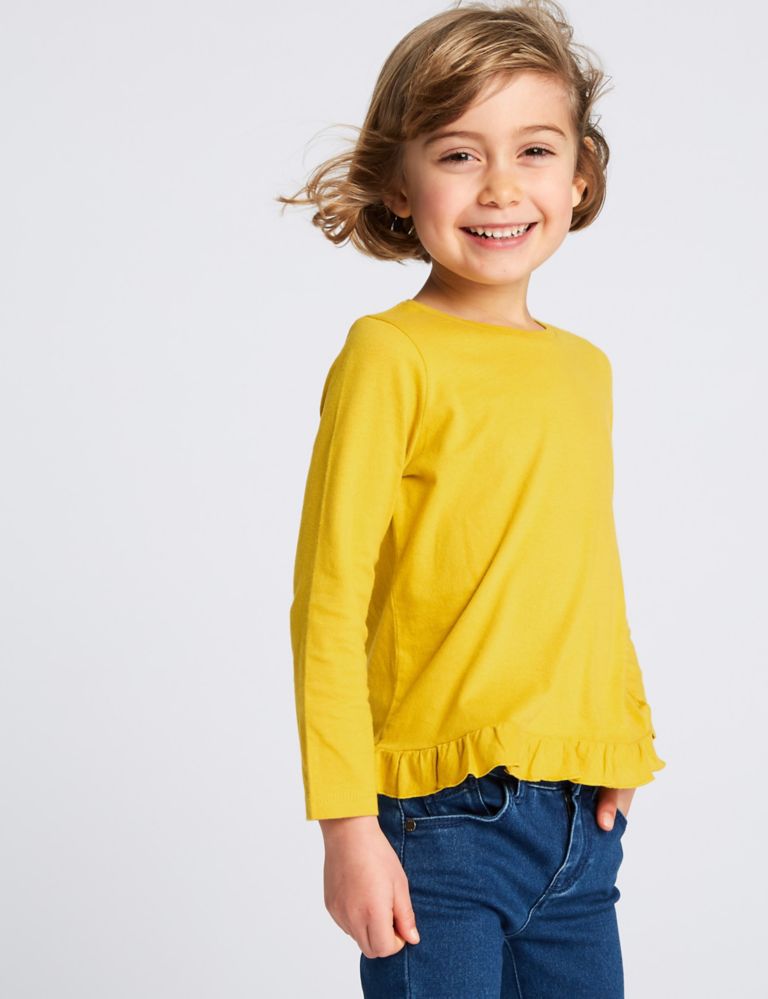 3 Pack Frill Hem Tops (3 Months - 7 Years) 3 of 7
