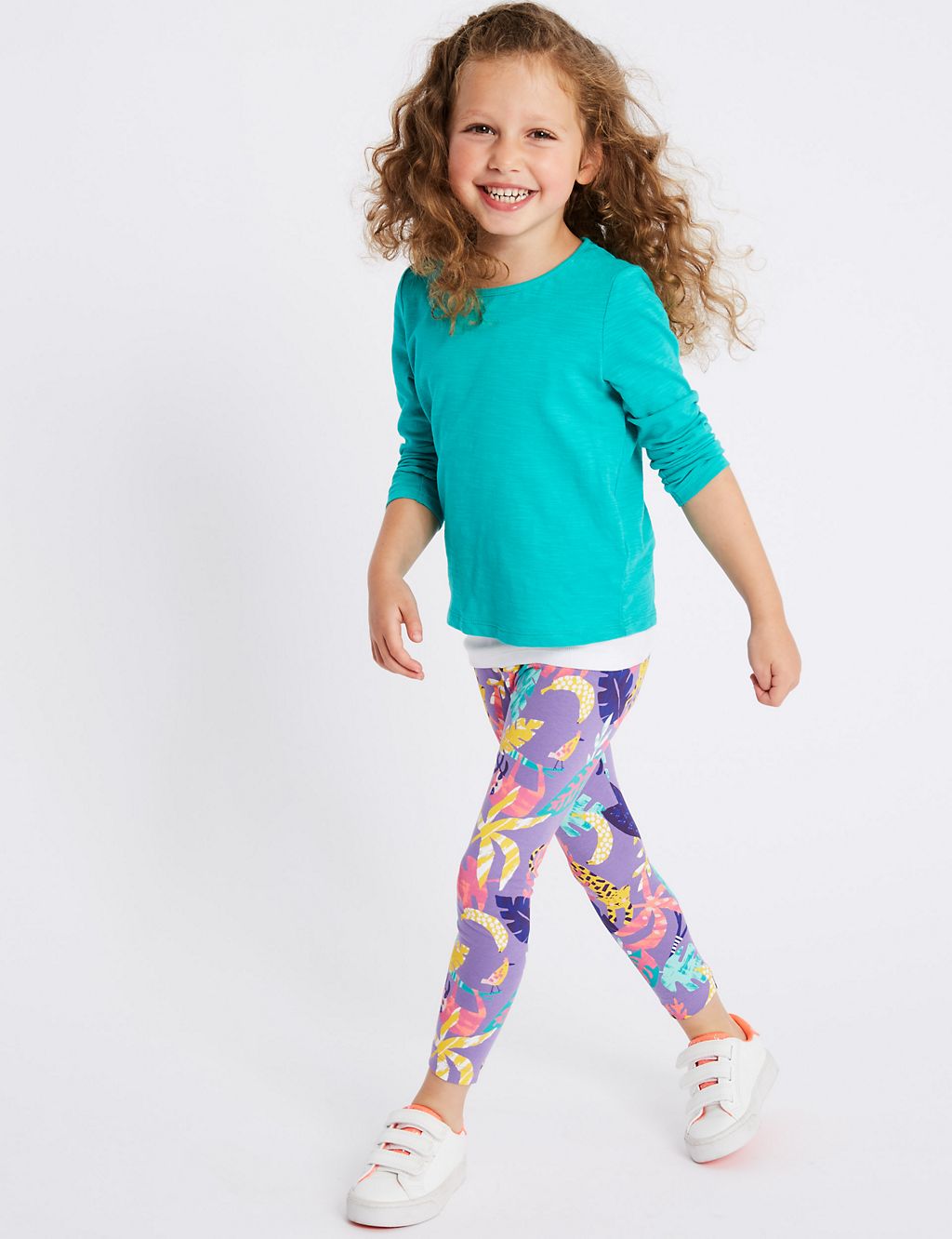 3 Pack Leggings with Stretch (3 Months - 7 Years) 2 of 7