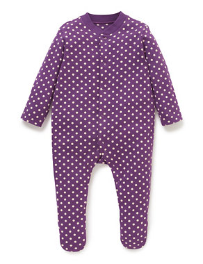 3 Pack Linear Floral Sleepsuits Image 2 of 7