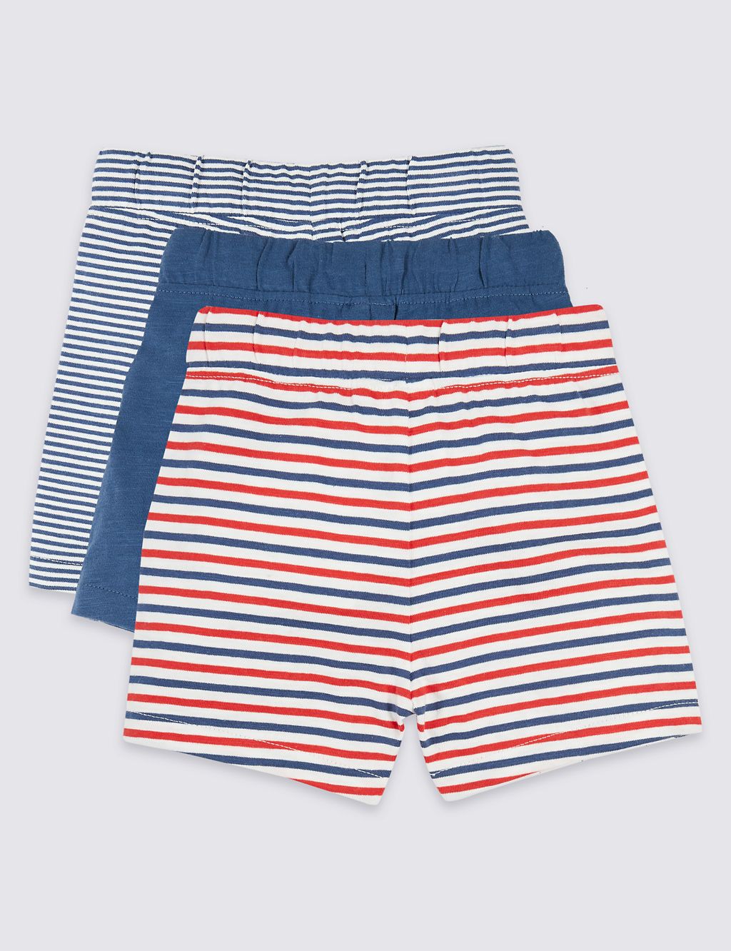 3 Pack Organic Cotton Jersey Shorts 1 of 5