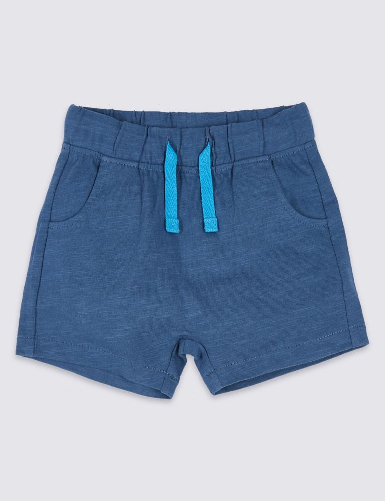 3 Pack Organic Cotton Jersey Shorts 4 of 5