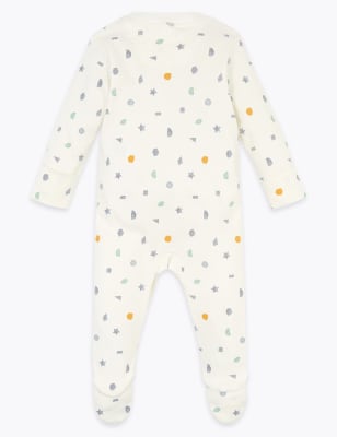 white plain sleepsuit