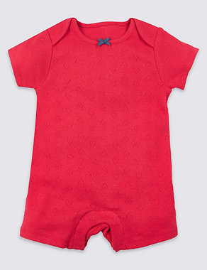 3 Pack Organic Cotton Rompers Image 2 of 8
