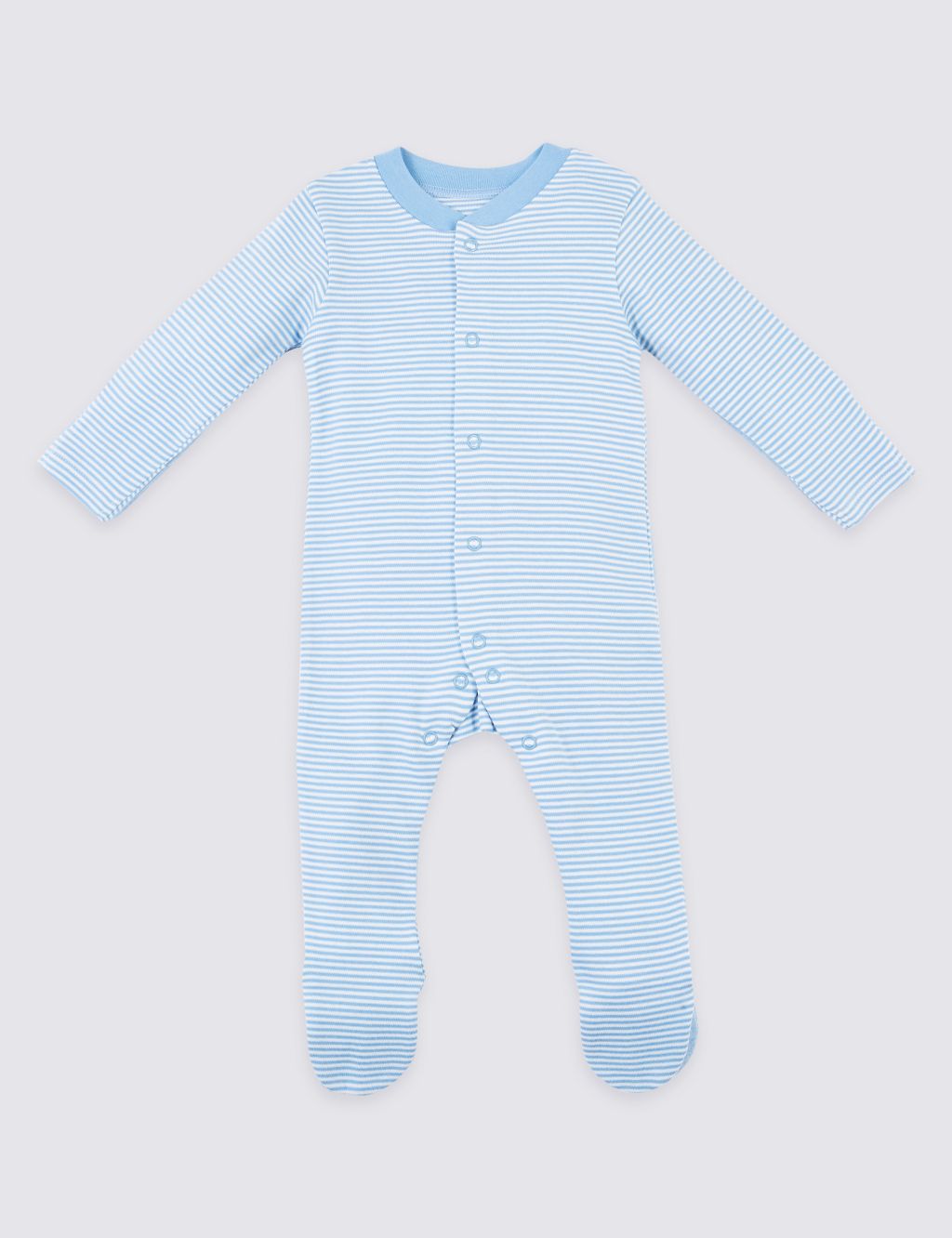 3 Pack Organic Pure Cotton Transport Sleepsuits 2 of 6