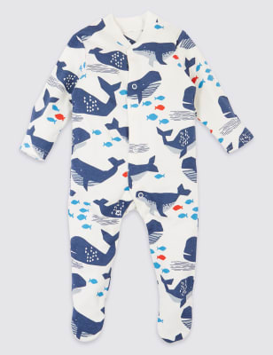 Whale sleepsuit sale