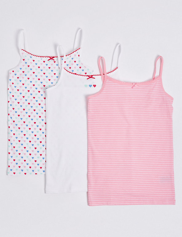 3 Pack Printed Camisole (18 Months - 12 Years) Image 1 of 1