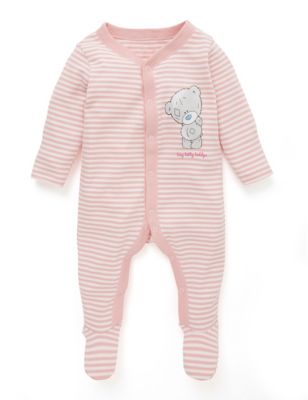 3 Pack Pure Cotton Assorted Sleepsuits Image 2 of 7