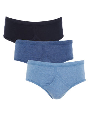 3 Pack Pure Cotton Classic Briefs Image 2 of 4