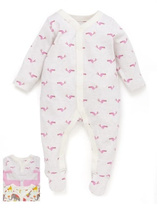 baby sleepsuits with grippy feet