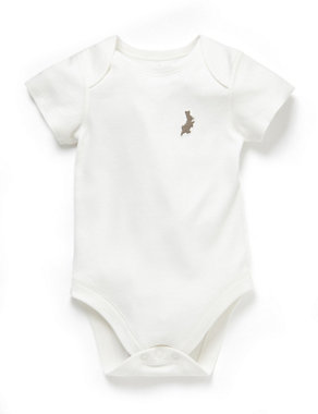 3 Pack Pure Cotton Peter Rabbit™ Bodysuit in Gift Box Image 2 of 5