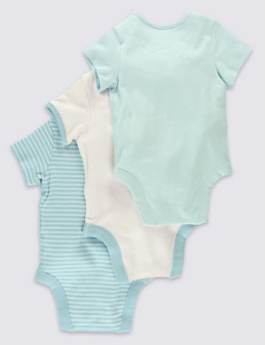 3 Pack Pure Cotton Peter Rabbit™ Bodysuits Image 2 of 5