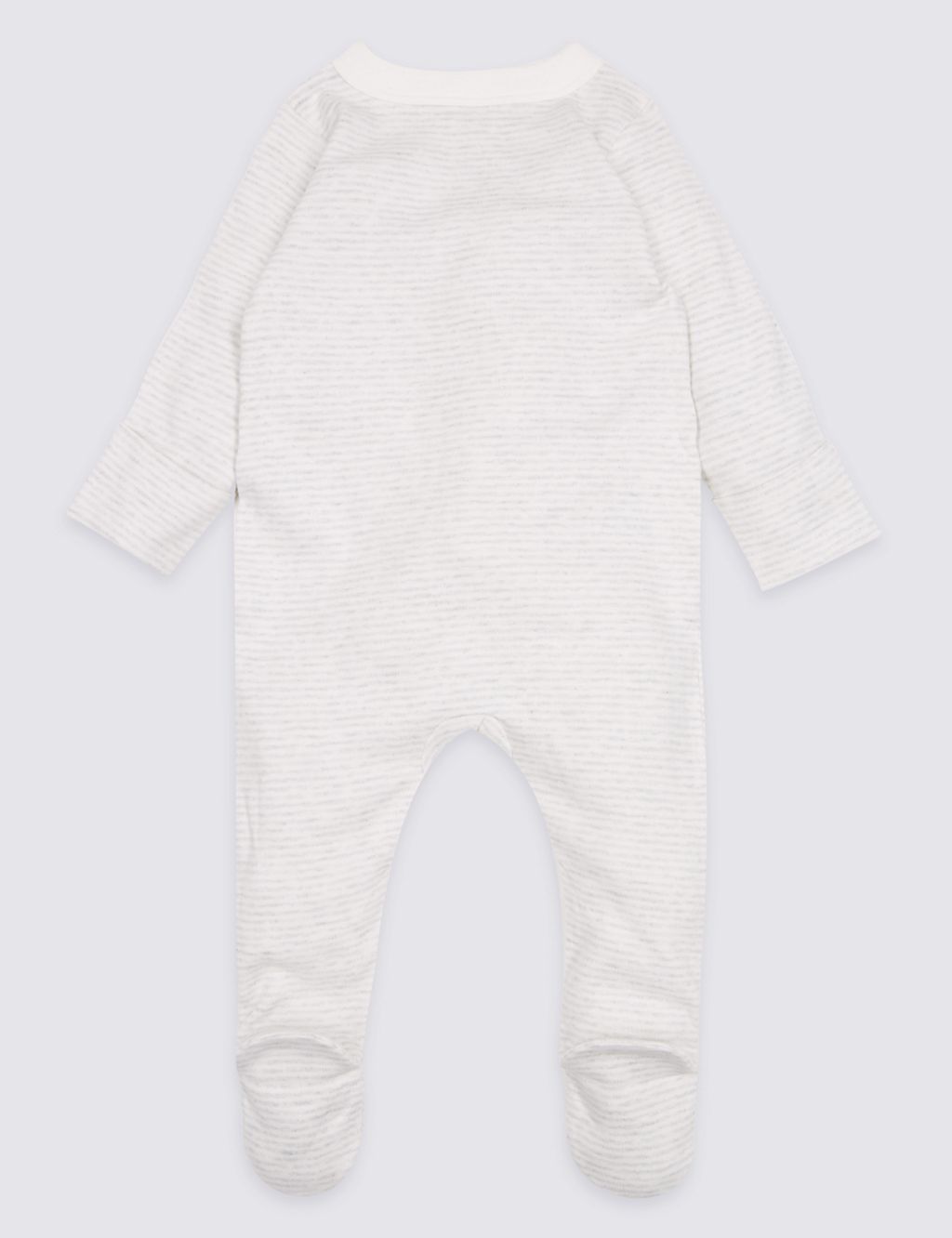 3 Pack Pure Cotton Sleepsuits 4 of 10