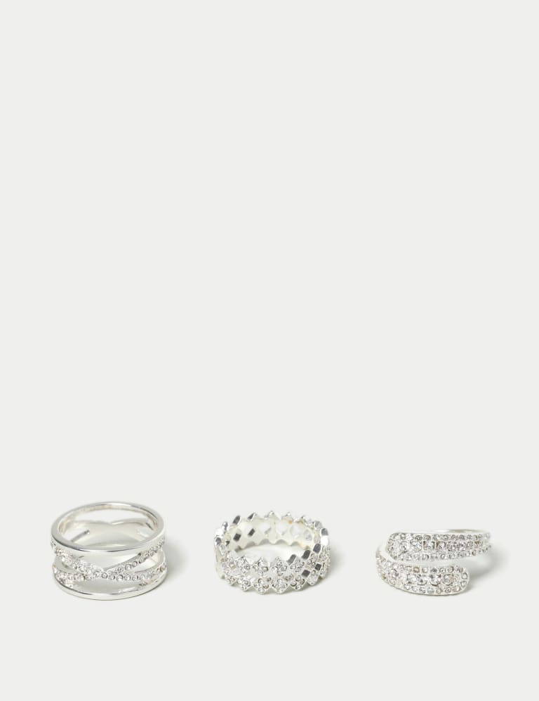 M&s platinum plated ring outlet