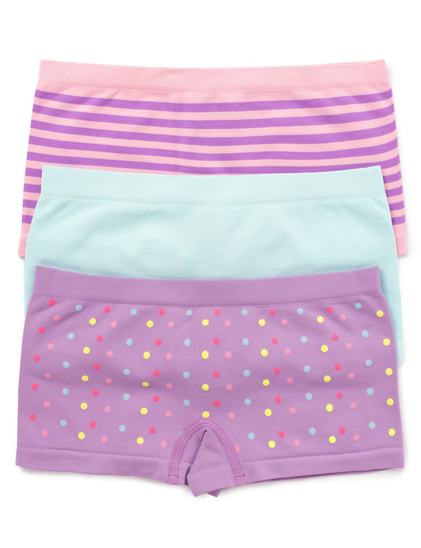 3 Pack Seamfree Assorted Shorts (Older Girls) Image 1 of 1