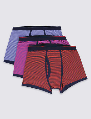 3 Pack Striped Stretch Trunks Image 2 of 3
